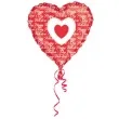 balon foliowy 18 hrt valentine wishes 1 szt