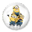 balon foliowy 18 minions okragly