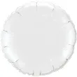 balon foliowy 18 okragly bialy