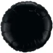 balon foliowy 18 okragly czarny