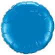balon foliowy 18 okragly niebieski