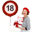 balon foliowy 18 urodziny traffic birthday 18 rnd