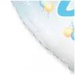 balon foliowy 2 urodziny baloniki blekitno bialy gradient 18 hrt