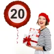 balon foliowy 20 urodziny traffic birthday 18 rnd