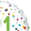 balon foliowy 21 urodziny happy birthday konfetti amscan 16 rnd