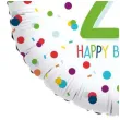 balon foliowy 21 urodziny happy birthday konfetti amscan 16 rnd