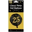 balon foliowy 25 urodziny classy party zloto czarny pd party 18 rnd