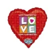 balon foliowy 29 serce happy valentines grajacy