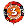 balon foliowy 3 urodziny grabo 21 rnd