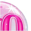 balon foliowy 30 urodziny gwiazdki rozowy qualatex bubbles 22 orb
