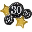 balon foliowy 30 urodziny sparkling celebration amscan zestaw