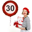 balon foliowy 30 urodziny traffic birthday 18 rnd