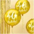 balon foliowy 40 urodziny 40th birthday zloty partydeco 18 rnd