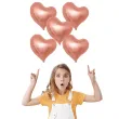 balon foliowy 5 serc rozowe zloto takarakosan 18 5 szt hrt