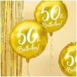balon foliowy 50 urodziny 50th birthday zloty partydeco 18 rnd