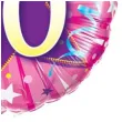 balon foliowy 50 urodziny rozowy qualatex 18 rnd