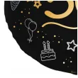 balon foliowy 50 urodziny shining glam czarny zloty folat 18 rnd