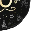 balon foliowy 50 urodziny shining glam czarny zloty folat 18 rnd