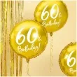balon foliowy 60 urodziny 60th birthday zloty partydeco 18 rnd