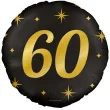balon foliowy 60 urodziny classy party zloto czarny pd party 18 rnd