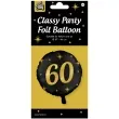 balon foliowy 60 urodziny classy party zloto czarny pd party 18 rnd