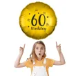 balon foliowy 60 urodziny zloty 18 rnd