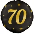 balon foliowy 70 urodziny classy party zloto czarny pd party 18 rnd