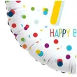 balon foliowy 70 urodziny happy birthday konfetti amscan 16 rnd