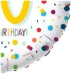 balon foliowy 70 urodziny happy birthday konfetti amscan 16 rnd