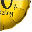 balon foliowy 90 urodziny zloty 18 rnd