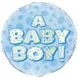 balon foliowy a baby boy blekitny unique 18 rnd