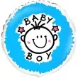 balon foliowy baby boy flexmetal 18 rnd