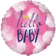 balon foliowy baby girl flexmetal 18 rnd