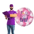 balon foliowy baby girl flexmetal 18 rnd