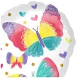 balon foliowy baby girl motylki w sercu amscan 18 hrt