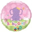 balon foliowy baby girl slonik rozowy qualatex 18 rnd
