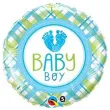 balon foliowy baby shower boy dwustronny qualatex 18 rnd