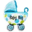 balon foliowy baby shower boy wozek jix 29 shp