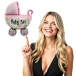 balon foliowy baby shower girl wozek jix 29 shp