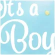 balon foliowy baby shower its a boy blekitny partypal 18 rnd