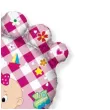 balon foliowy baby shower stopa dziewczynki flexmetal 24 shp