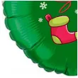 balon foliowy bajeczne swieta wesolych swiat mikolaj zielony 18 rnd