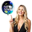 balon foliowy battle royal amscan 15 rnd