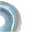 balon foliowy beauty and charm cyfra 3 srebrny holograficzny godan 30 dgt