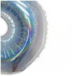 balon foliowy beauty and charm cyfra 8 srebrny holograficzny godan 30 dgt