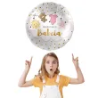 balon foliowy bedziesz babcia bialo rozowy premioloon 17 rnd