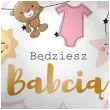 balon foliowy bedziesz babcia bialo rozowy premioloon 17 rnd
