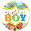 balon foliowy birthday boy qualatex 18 rnd