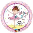 balon foliowy birthday girl baletnica rozowy qualatex rnd