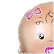 balon foliowy bobas dziewczynka dekoracjepolska 22 shp